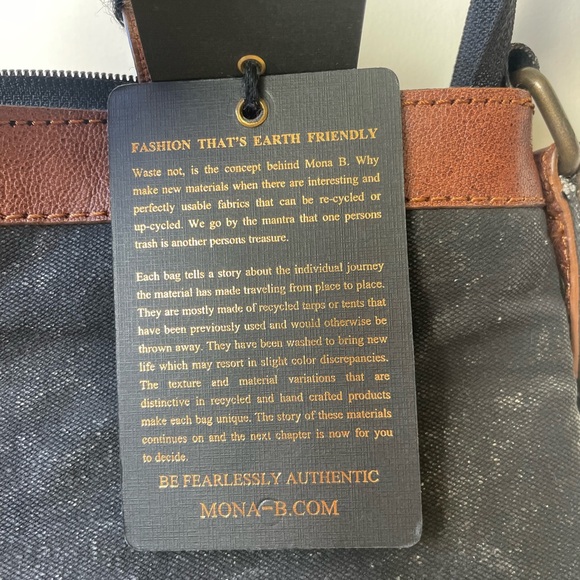 NWT Mona B ROSETTE TOTE - Picture 7 of 7